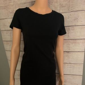 Black knee high dress